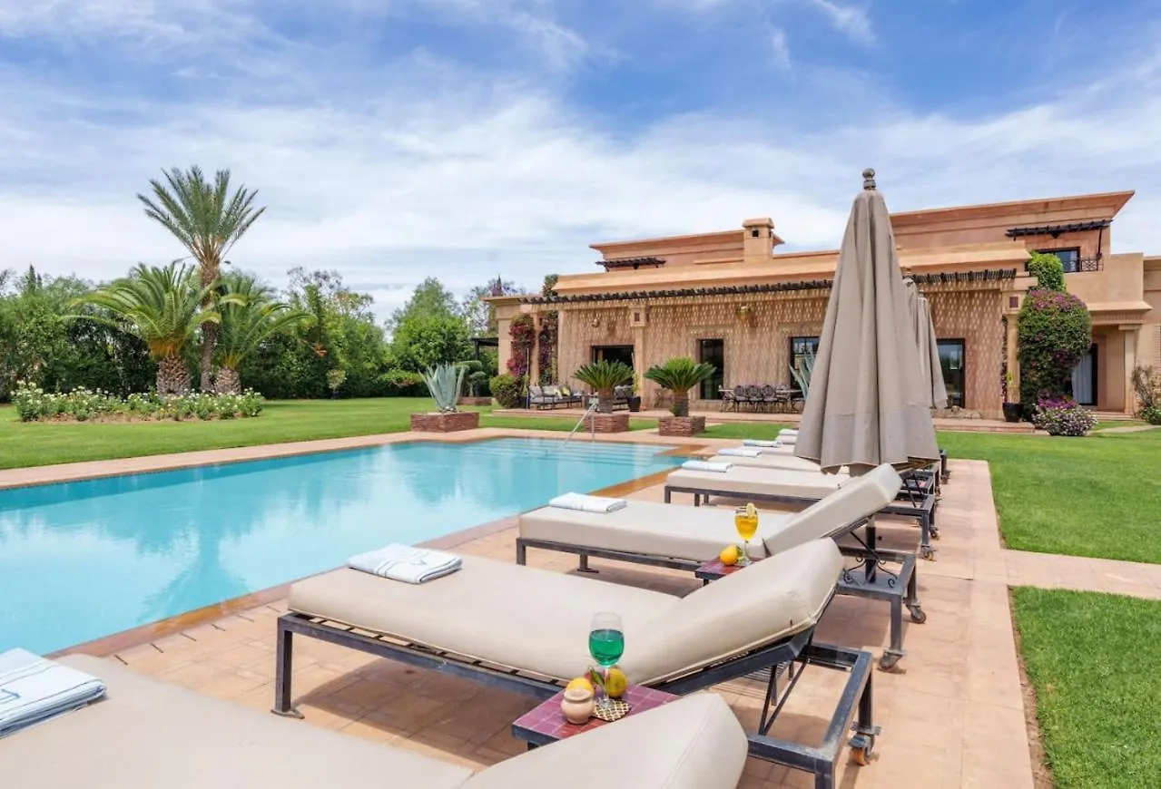 Golf Mansion With Atlas Mountain View Marrakesh Villa