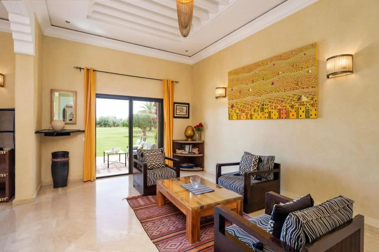 Golf Mansion With Atlas Mountain View Marrakesh Villa